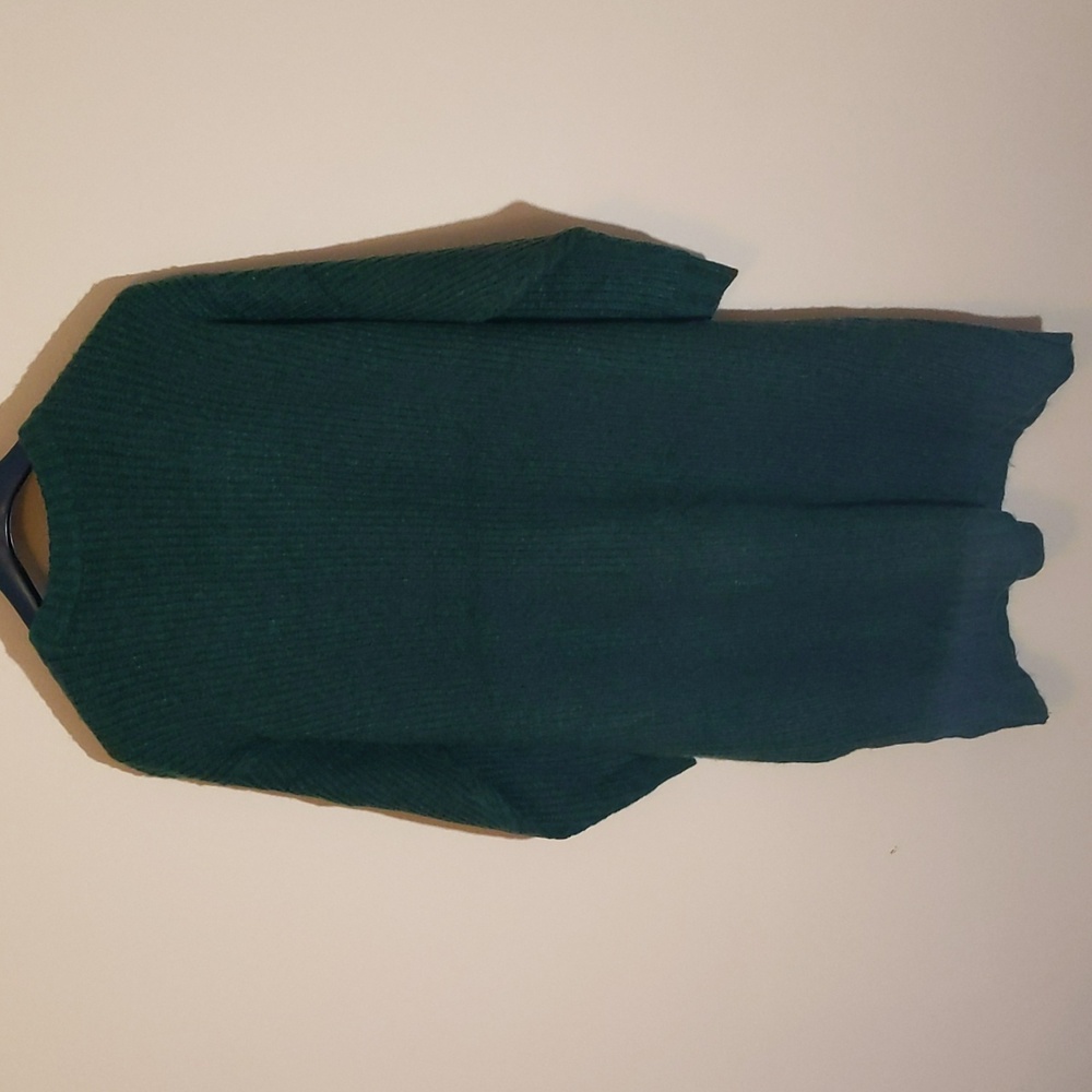 Joe Fresh| NWT Green Midi Knit Sweater Dress With Pattern Acrylic Blend - Picture 6 of 13